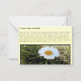 Greeting card a set of 10  'I know were friends' Anteckningskort