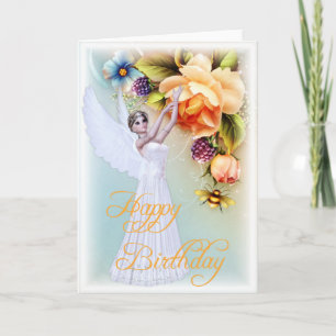 Greeting Card d2 för Angel & Ro Grattis på födelse Kort