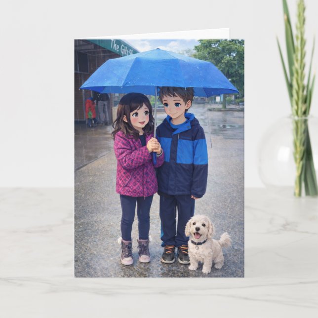 Greeting Card - First Love Kort (Framsida)