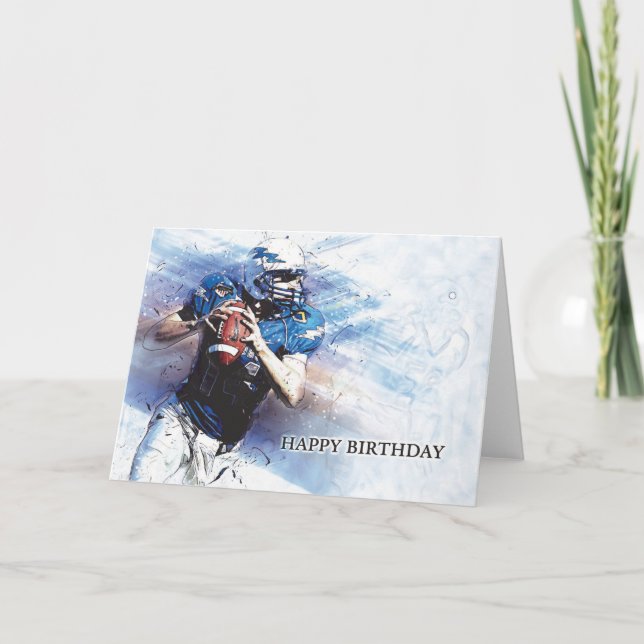Greeting Card för amerikanska fotbollsskor Grattis Kort (Framsida)