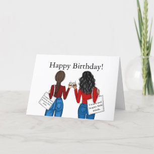 Greeting Card för grattis på födelsedagen-lärare Tack Kort