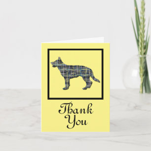 Greeting Card för Hund Tack Kort