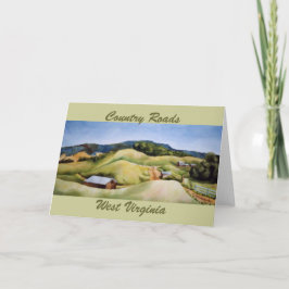 Greeting Card för land-vägar Kort
