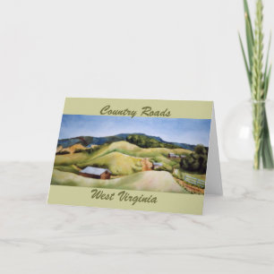 Greeting Card för land-vägar Kort