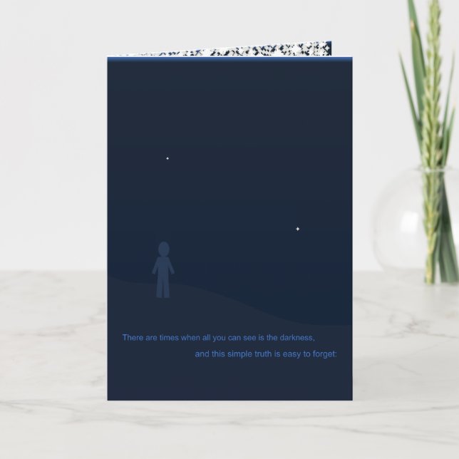 Greeting Card för Natt Himmel Kort (Framsida)