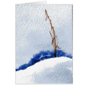 Greeting Card för snö Hälsningskort