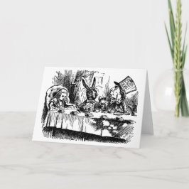 Greeting Card illustration Alice i Wonderland Kort