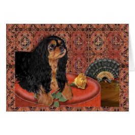 Greeting Card, Kung Charles Cavalier Spain Hälsningskort