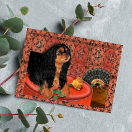 Greeting Card, Kung Charles Cavalier Spain Hälsningskort