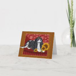 Greeting Card, Kung Charles Cavalier Spain, Tri Kort