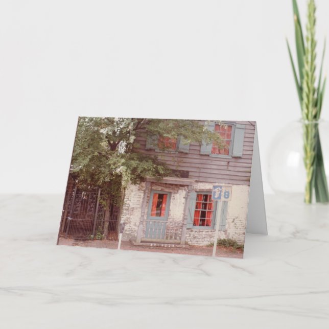 Greeting Card Savannah Georgia Kort (Framsida)