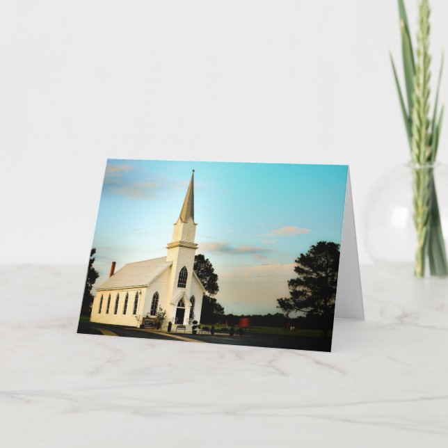 Greeting Card - Texas Land Church Kort (Framsida)