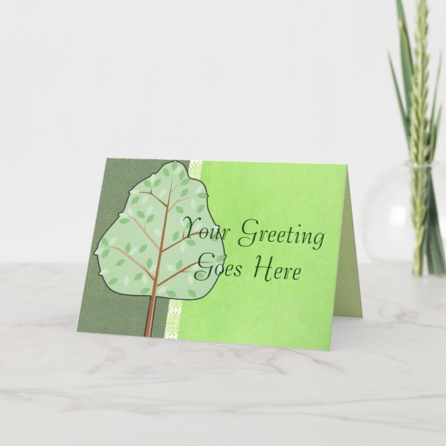 Greeting Card Träd Kort (Framsida)