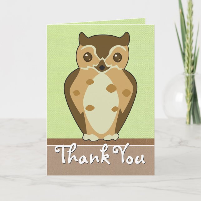 Greeting Card Uggla Kort (Framsida)