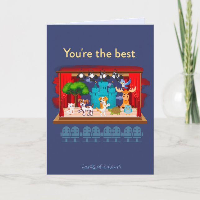 Greeting card You are the best Helgkort (Framsida)