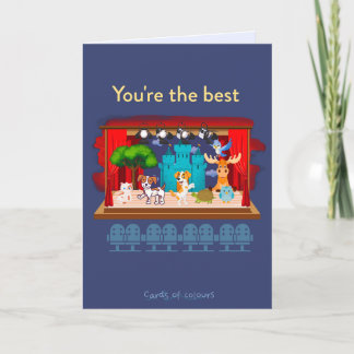Greeting card You are the best Helgkort
