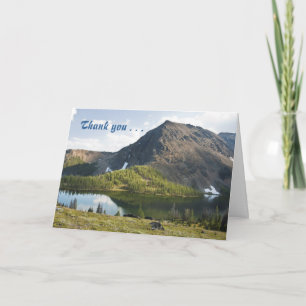 Greetingkort för Tack av berg Kort
