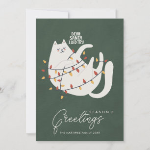 Greetings för den finstilta julhelgen i Ljus Julkort