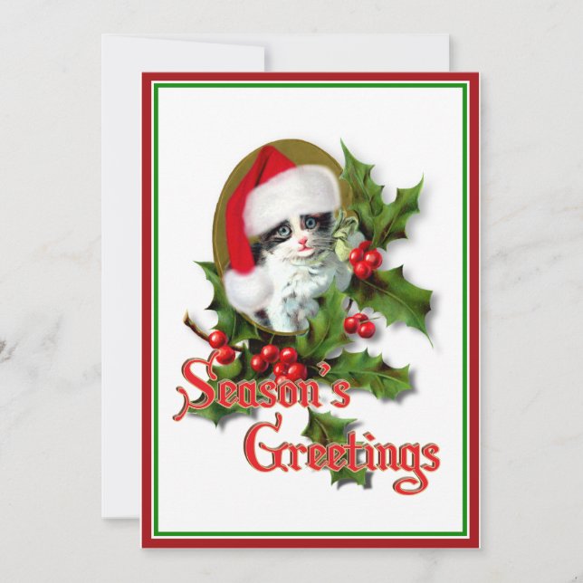 Greetings för den gamla julhelgen i Stil Inbjudningar (Framsida)