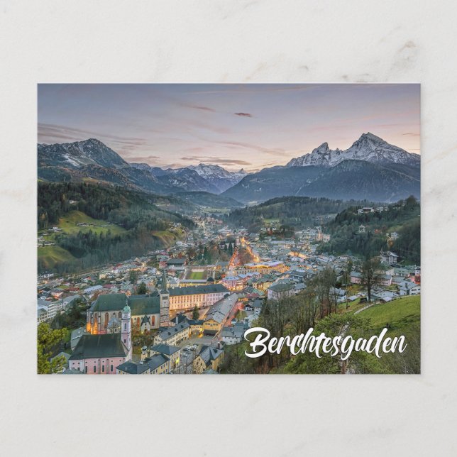 Greetings From Berchtesgaden, Germany Vykort (Framsida)