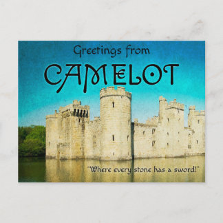 Greetings from Camelot Postcards Helg Vykort