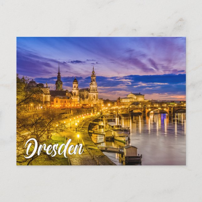 Greetings From Dresden, Germany Vykort (Framsida)