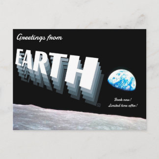 Greetings from Earth Postcards Helg Vykort