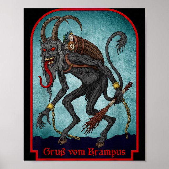 Greetings From Ss Vom Krampus Christmas Festive Ho Poster (Framsidan)