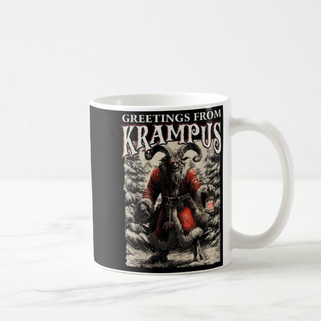 Greetings From Ss Vom Krampus Festive Horror Chris Kaffemugg (Höger)