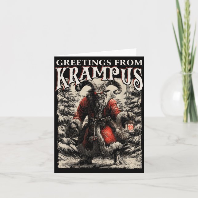 Greetings From Ss Vom Krampus Festive Horror Chris Kort (Framsida)