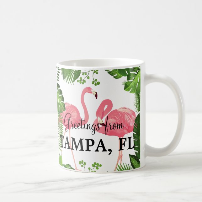 Greetings from Tampa, Florida Kaffemugg (Höger)