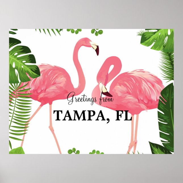 Greetings from Tampa, Florida Poster (Framsidan)