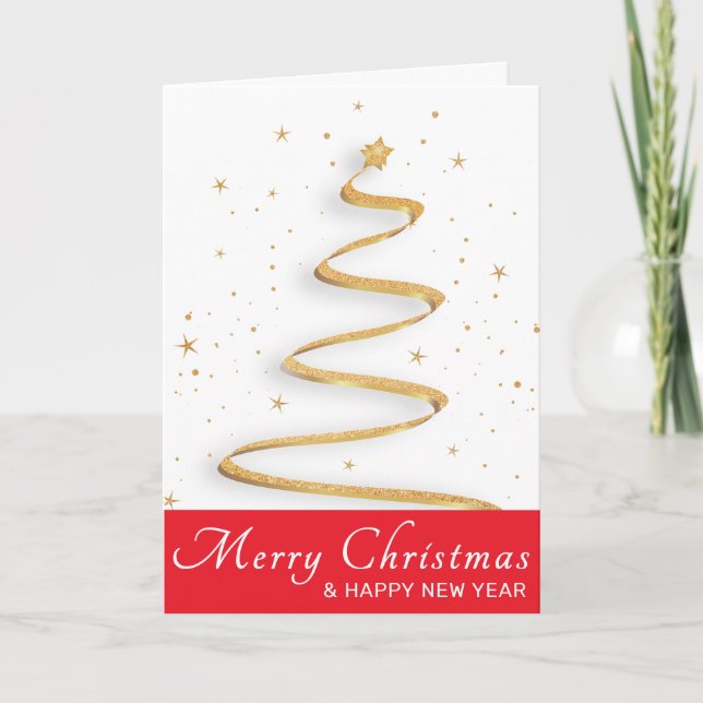 Greetings-kort för den moderna God jul-säsongen Helgkort (Framsida)