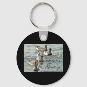 Greetings Series of Atlantic Brant Geese Nyckelring