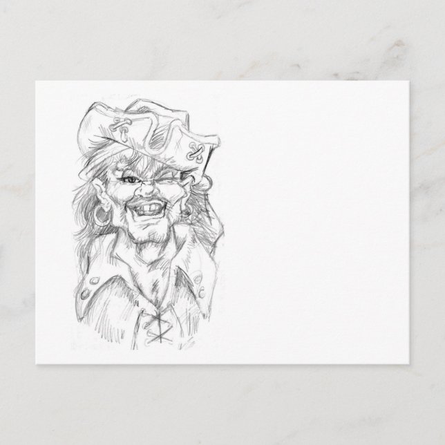 Greetins Matey! Vykort (Framsida)