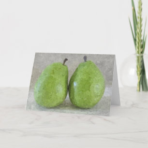 GREETKORT: Päron_ Card Kort