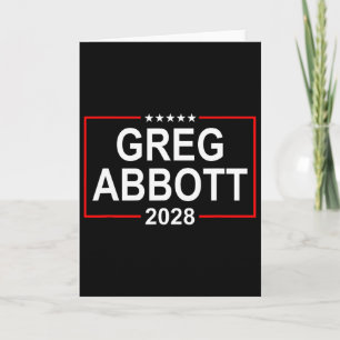 Greg Abbott 2028 Presidentvalet 4 juli R Kort