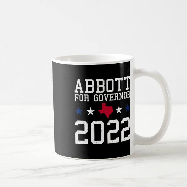 Greg Abbott För Guvernör Val 4 Juli Republi Kaffemugg (Höger)
