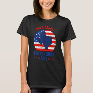 Greg Abbott Texas guvernör i valet 2022 Republica T Shirt