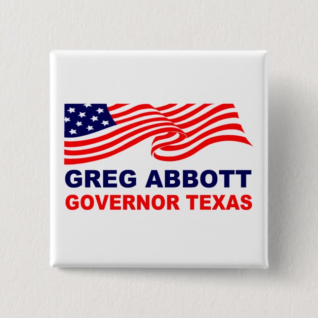 Greg Abbott Texas Knapp (Framsida)