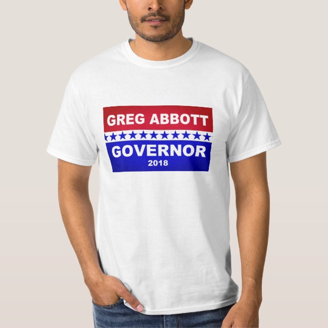 Greg Abbott Texas regulator 2018 T Shirt (Framsida)