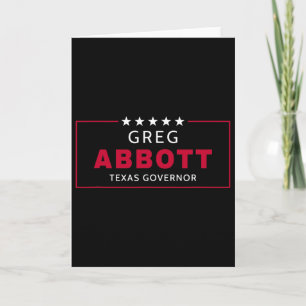 Greg Abbott val Texas guvernör Republikansk Blu Kort