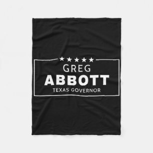 Greg Abbott val Texas guvernör Republikansk Röd Fleecefilt