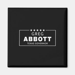 Greg Abbott Val Texas Guvernör Republikansk Röd Magnet
