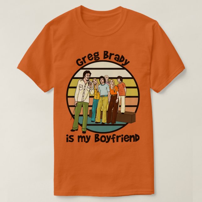 Greg Brady är min vän T Shirt (Design framsida)