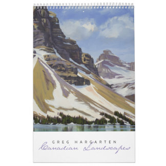 Greg Hargarten Canadian Landscapes Calendar Kalender