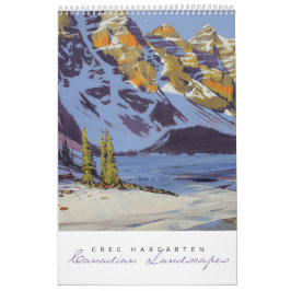 Greg Hargarten Canadian Landscapes Calendar Kalender