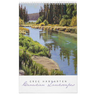 Greg Hargarten Canadian Landscapes Calendar Kalender