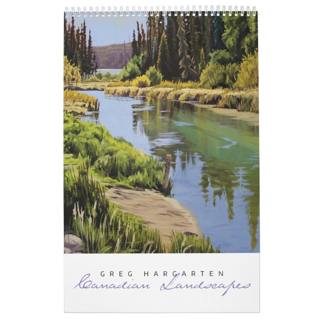 Greg Hargarten Canadian Landscapes Calendar Kalender (Omslag)