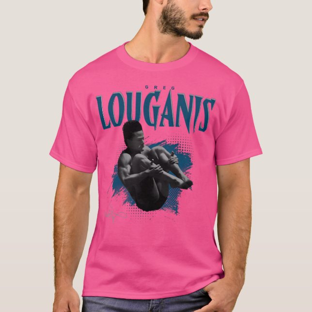 Greg Louganis T Shirt (Framsida)